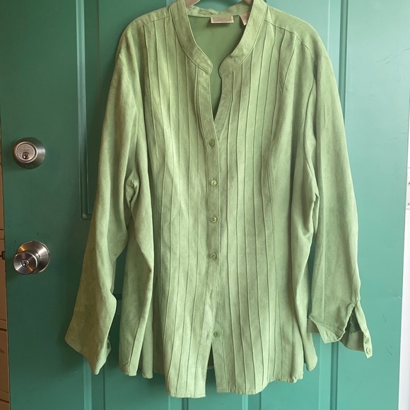 Baxter & Wells size 3x lovely ladies button up top - Picture 1 of 4